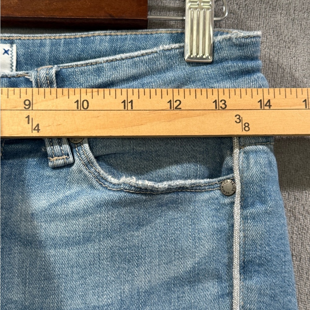 Paige Jeans High Rise Lou Lou Women’s Size 27 Boot Cut Stretch Raw Hem - Picture 3 of 11